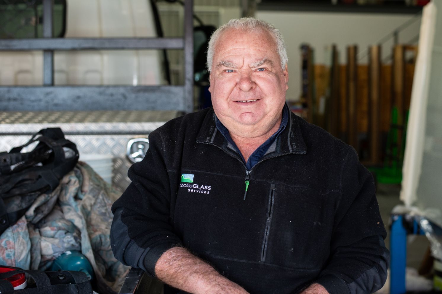 Man Staff Of Canobolas Glass Service — Canobolas Glass Service In Orange, NSW
