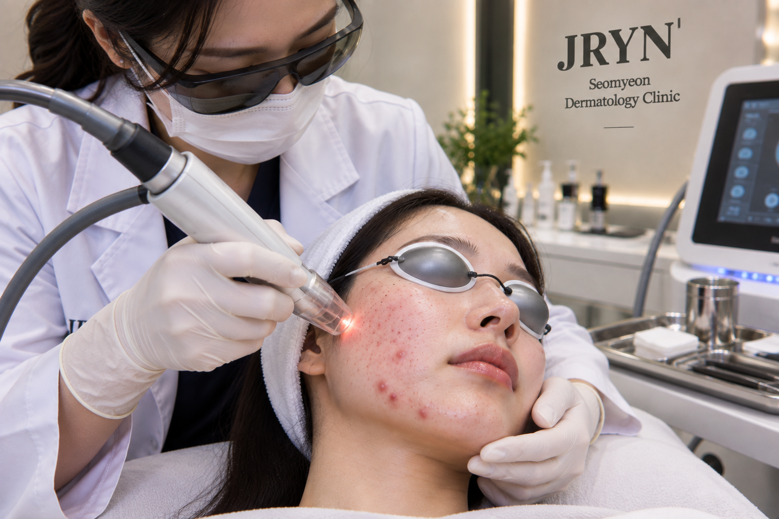 Acne laser treatment in Seomyeon, Busan