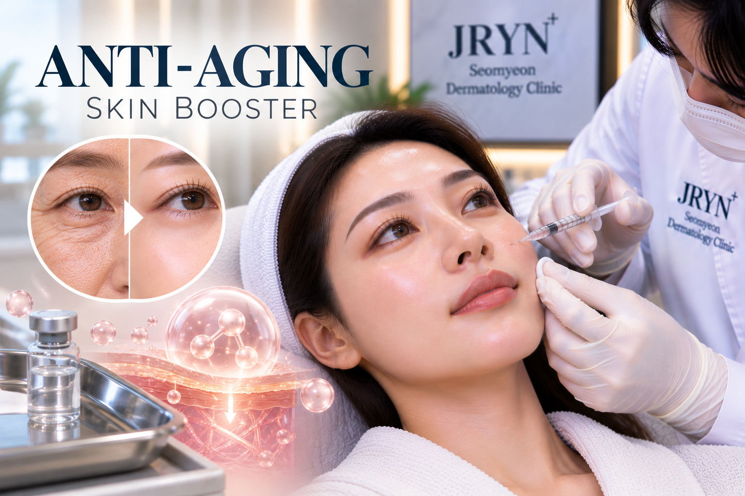 Anti-Aging Skin Booster treatment in Seomyeon Busan at JRYN Seomyeon Dermatology Clinic