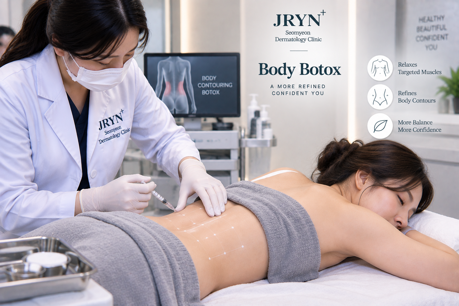 Body Botox treatment in Seomyeon, Busan