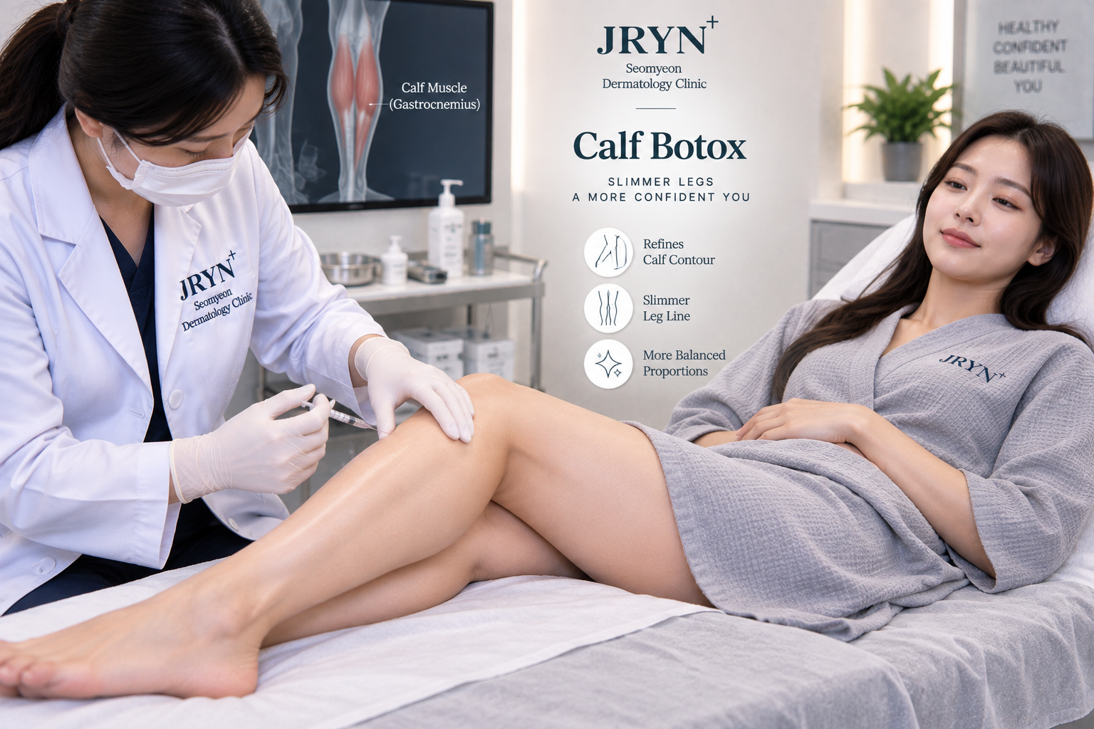 Calf Botox treatment in Seomyeon, Busan
