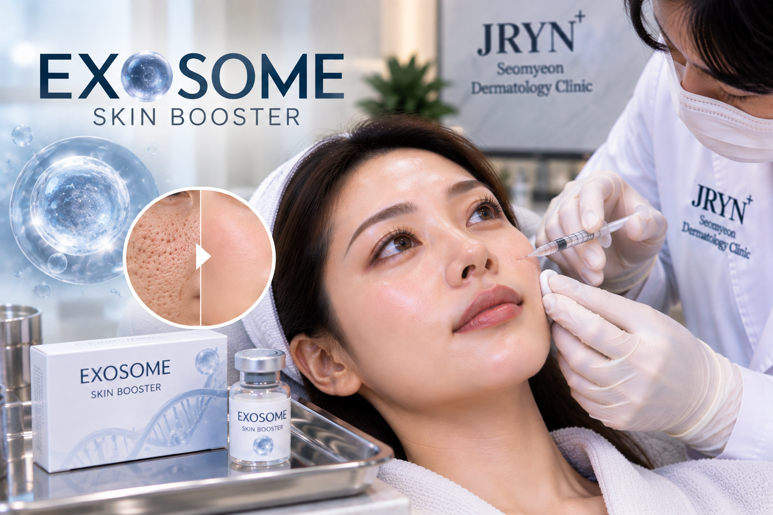 Exosome Skin Booster treatment in Seomyeon Busan at JRYN Seomyeon Dermatology Clinic
