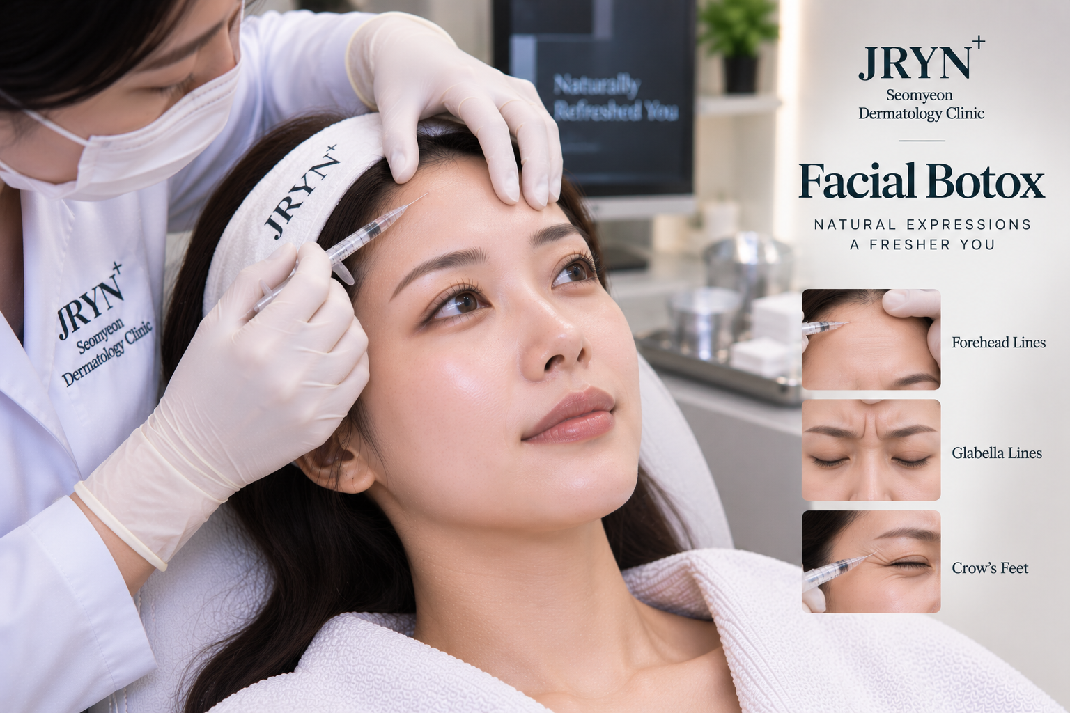 Facial Botox treatment in Seomyeon, Busan