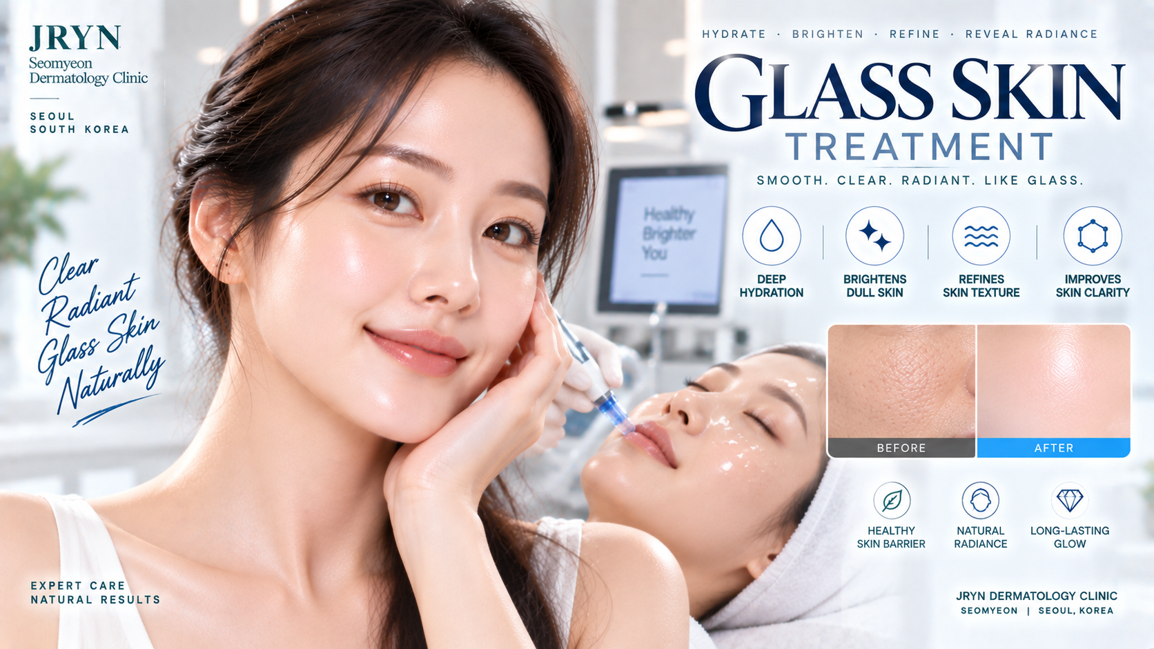 Glass Skin Treatment skin quality care in Seomyeon, Busan