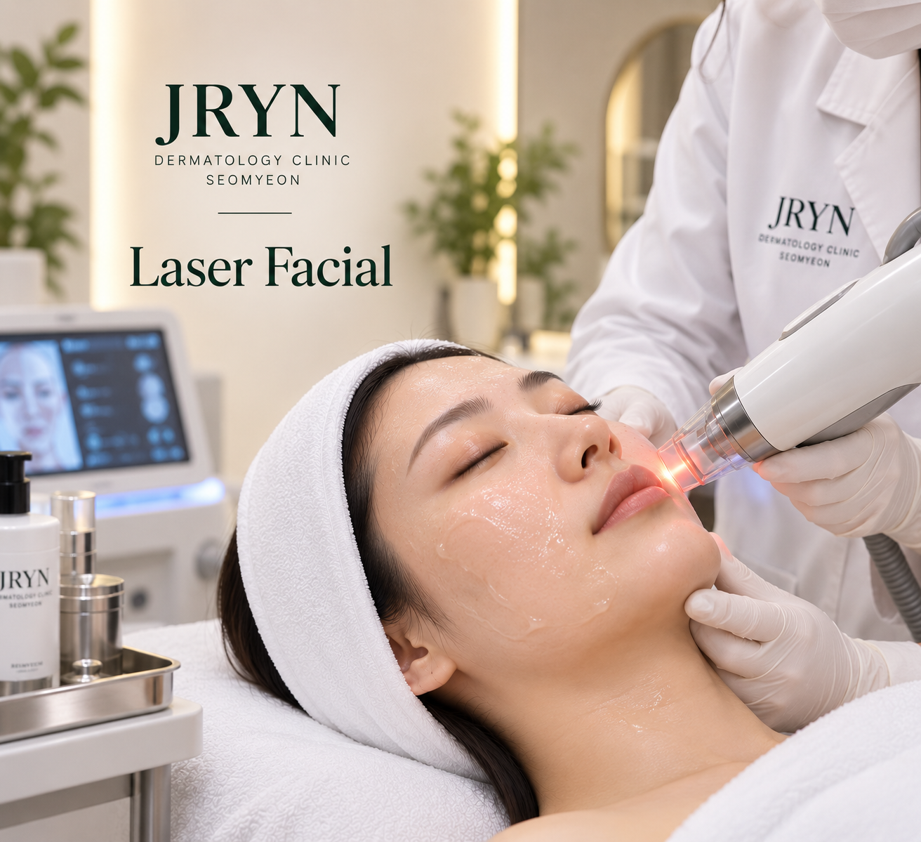 Laser facial treatment in Seomyeon Busan