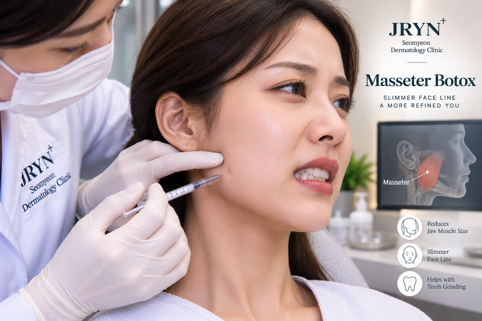 Masseter Botox treatment in Seomyeon, Busan