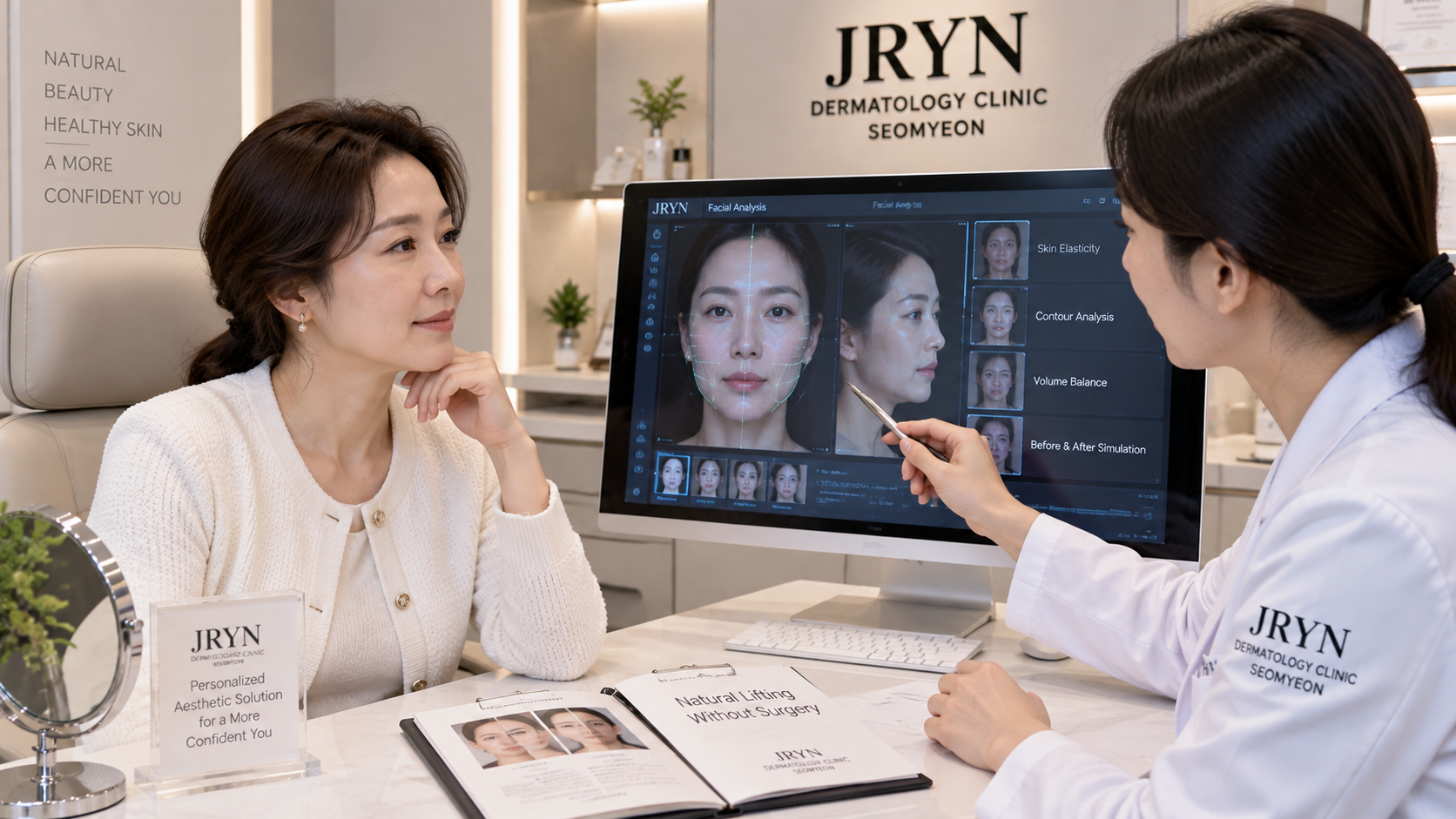Non-surgical face lift treatment in Seomyeon Busan