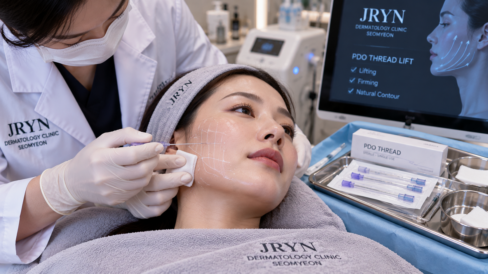 PDO thread lift treatment in Seomyeon Busan