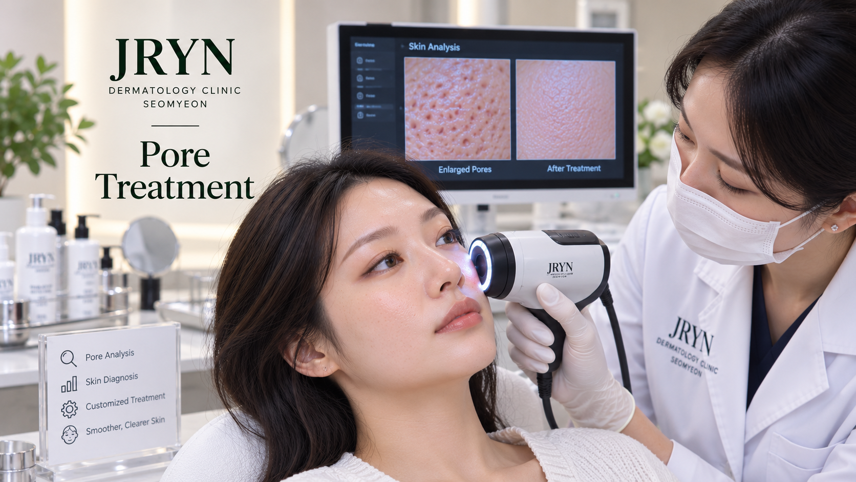 Pore treatment in Seomyeon Busan