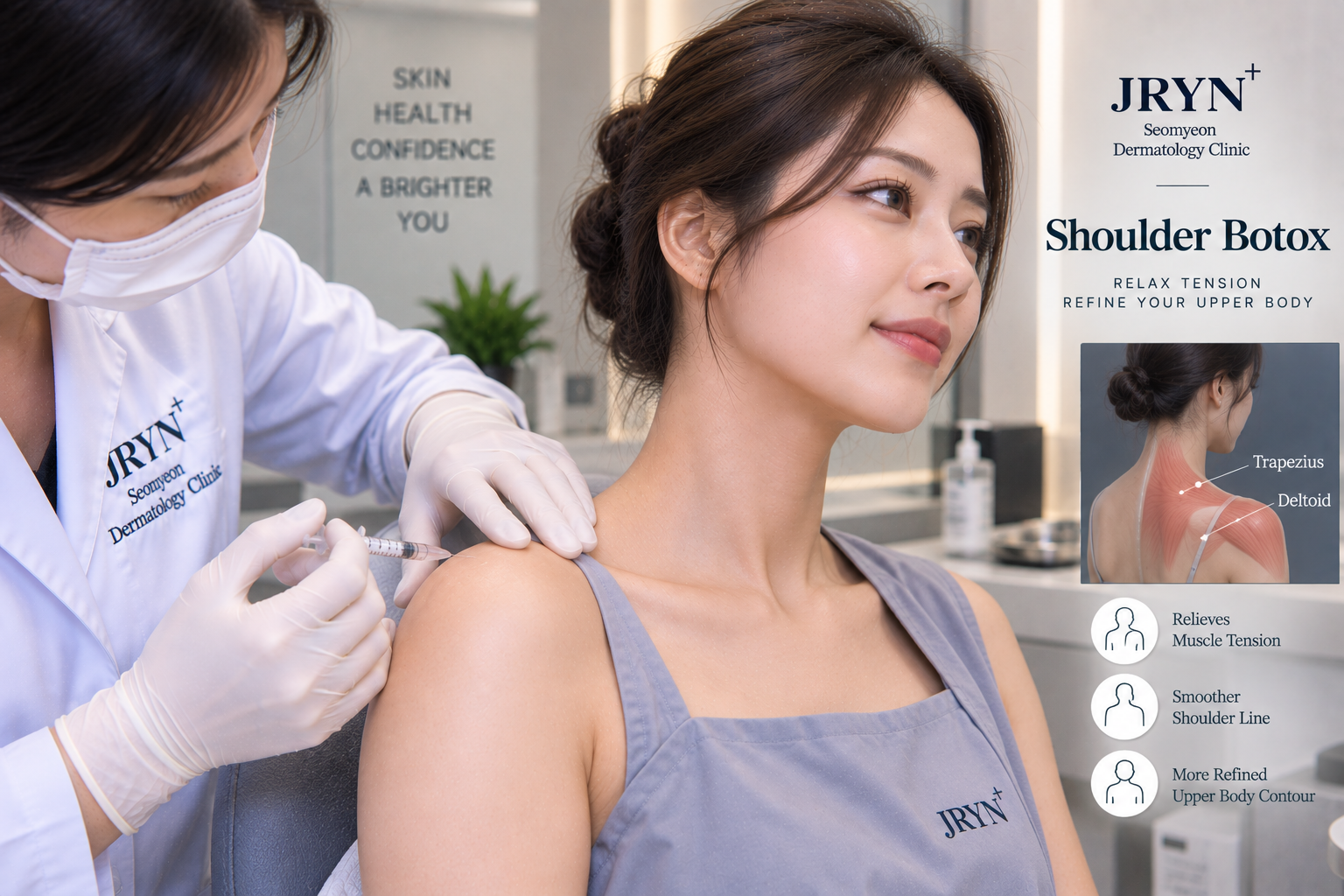 Shoulder Botox treatment in Seomyeon, Busan