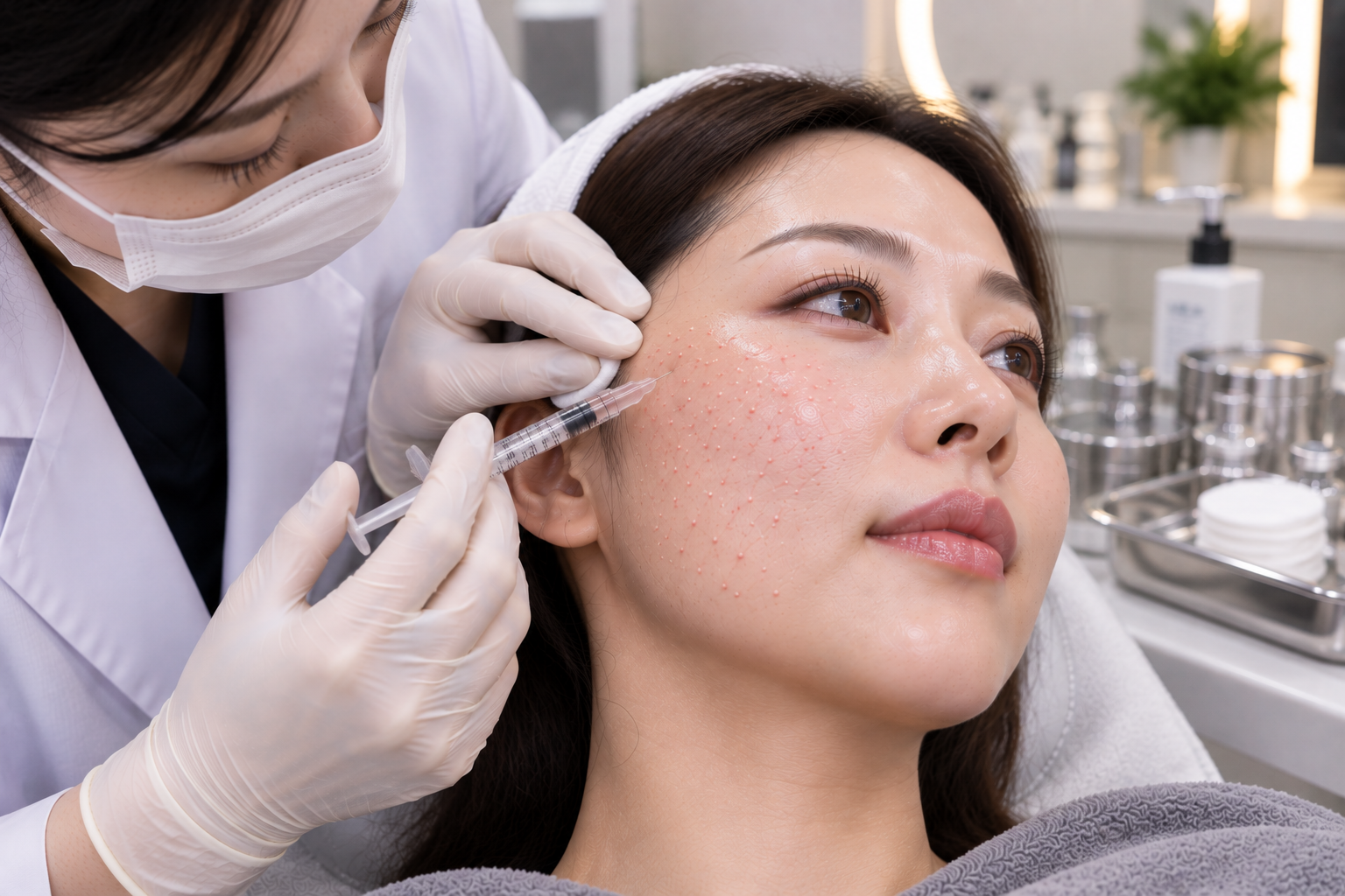 Skin booster injections in Seomyeon, Busan