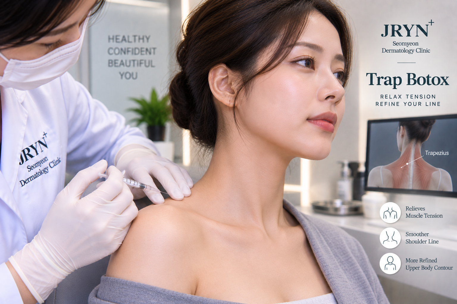 Trap Botox treatment in Seomyeon, Busan