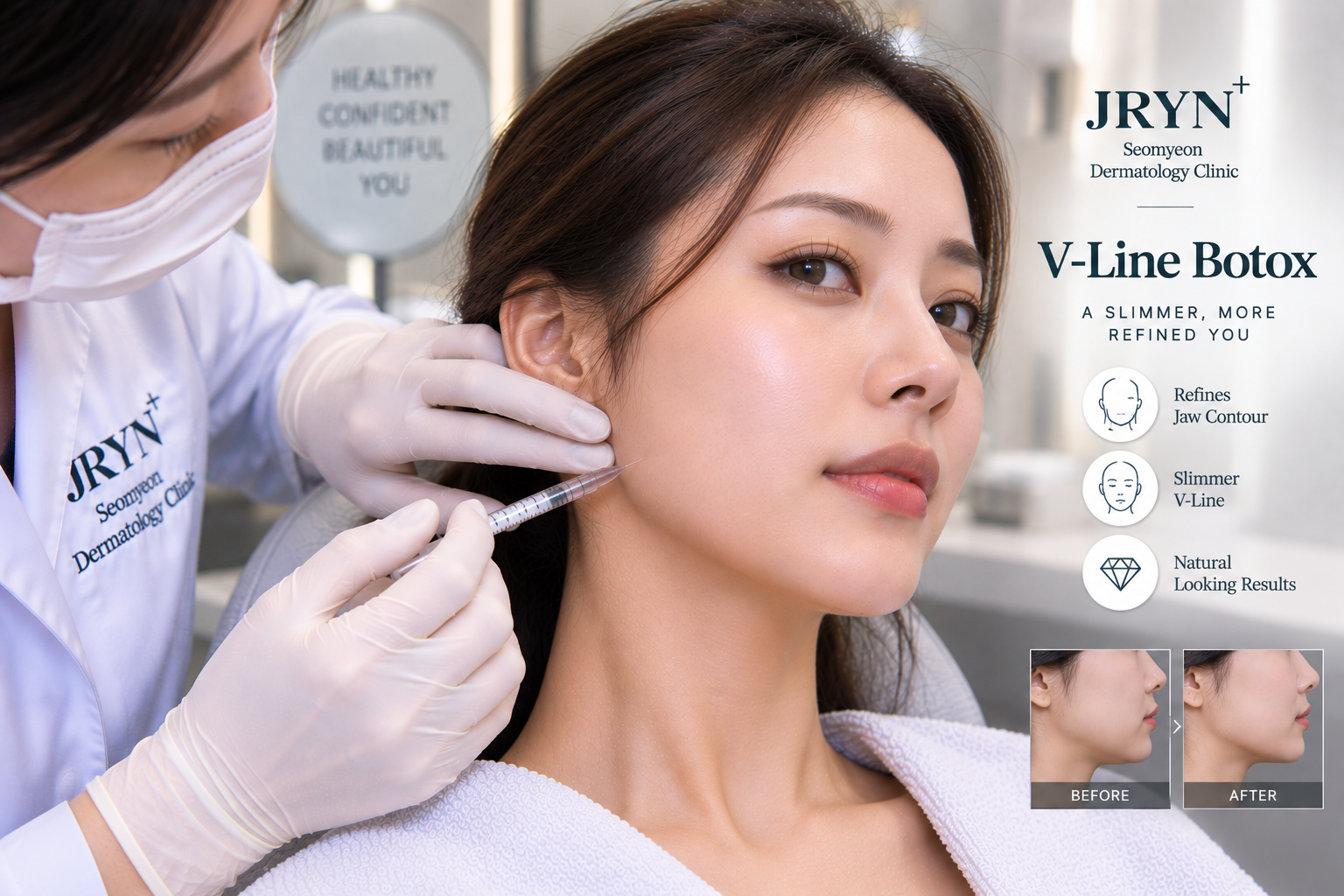 V-Line Botox treatment in Seomyeon, Busan