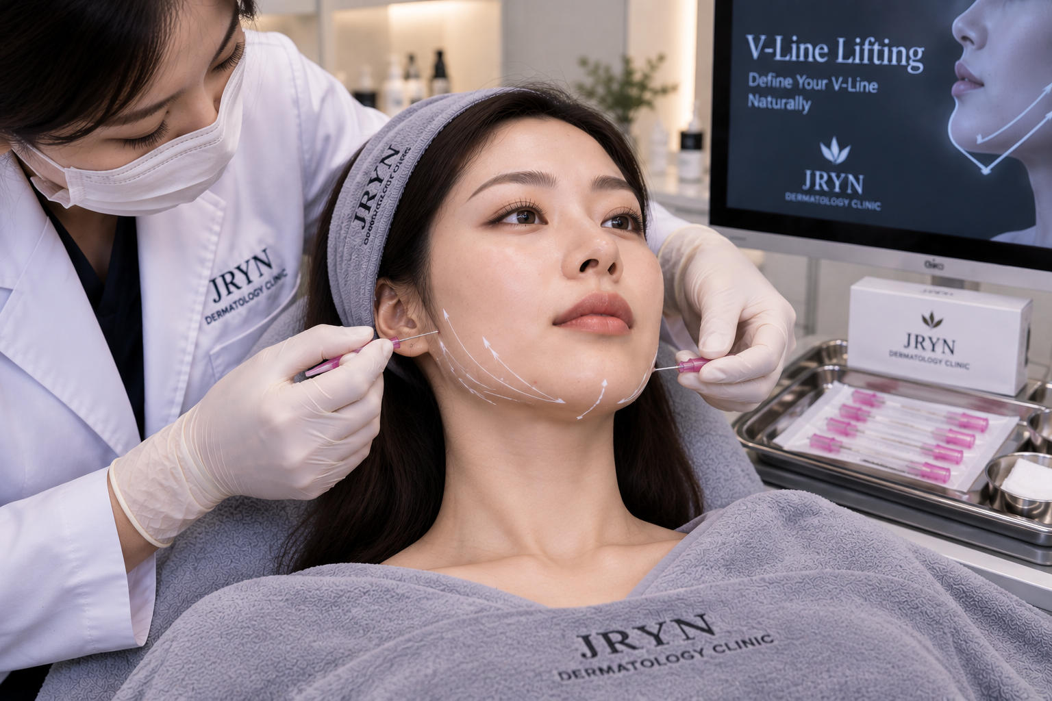 V-Line lifting treatment in Seomyeon Busan