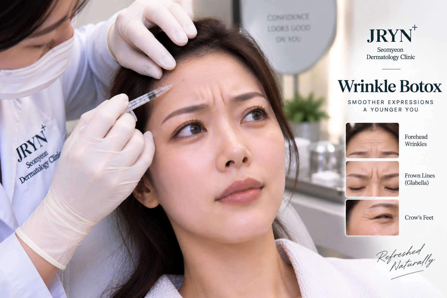 Wrinkle Botox treatment in Seomyeon, Busan