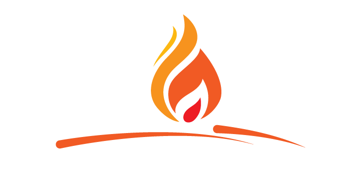 Flint Fire logo with flame mark, Seneca-Cayuga Nation.