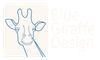 Blue Giraffe Design logo.