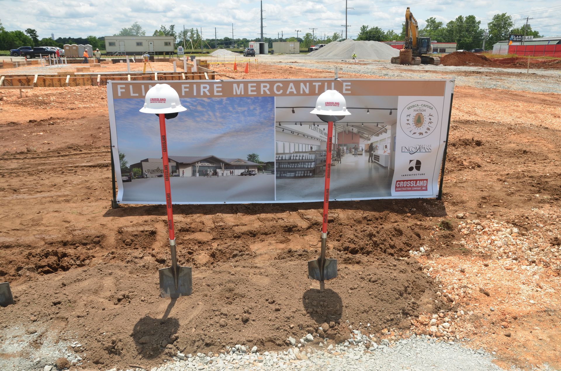 Construction sign for