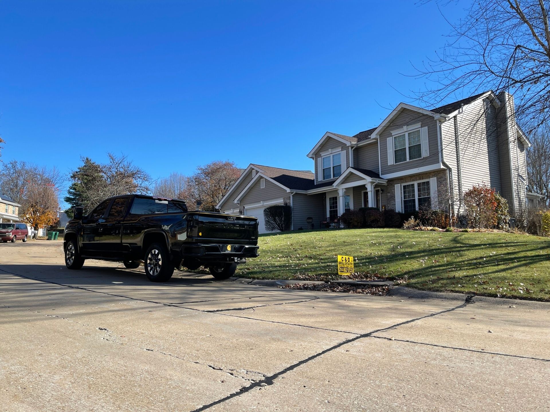C&D General Contractors roof replacement project in Ballwin MO