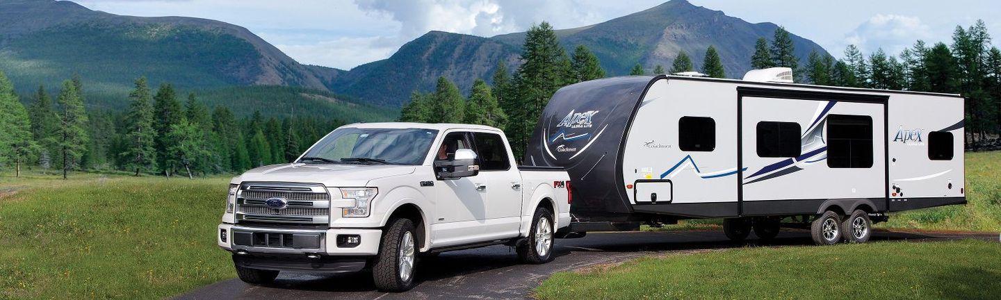 truck pulling trailer