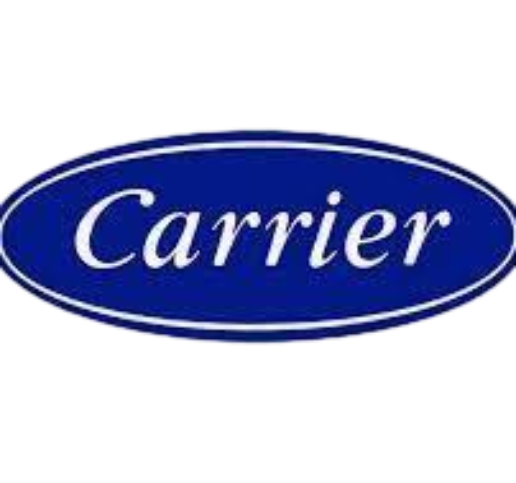 A blue carrier logo on a white background.
