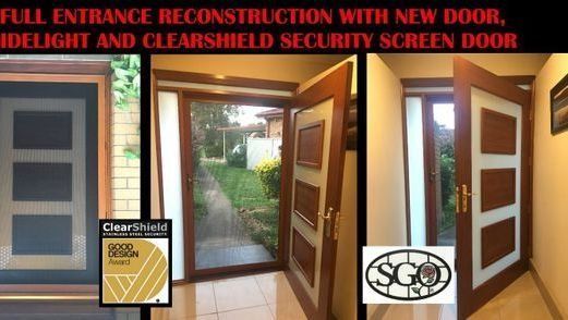 A Full Entrance Reconstruction with New Door - Penrith, NSW - ClearShield-Penrith