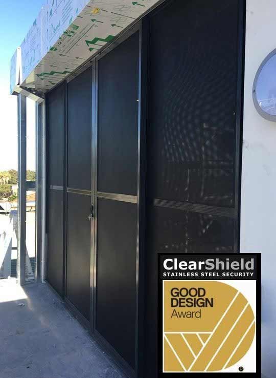 A Stainless Steel Screen Door with a Good Design Award - Penrith, NSW - ClearShield-Penrith