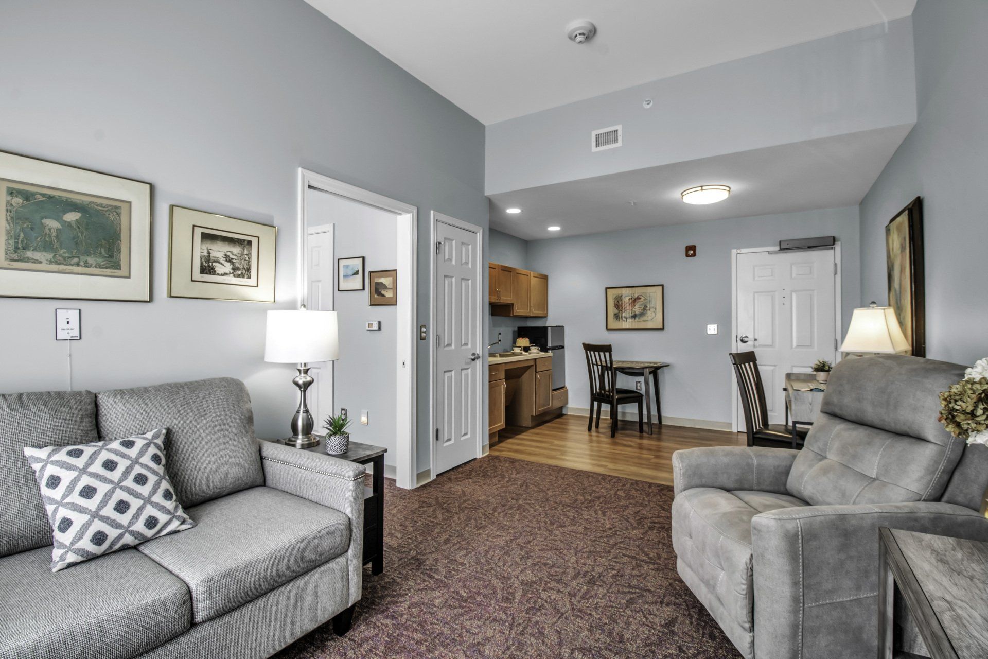 heathwood assisted living in williamsville floor plan with 1 bedroom 2 bath 