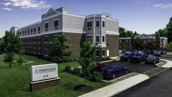 exterior view of heathwood assisted living 