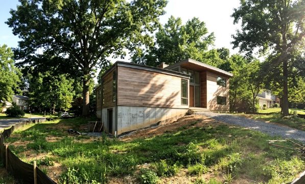 Finished home with a secure concrete basement foundation in Howard County.