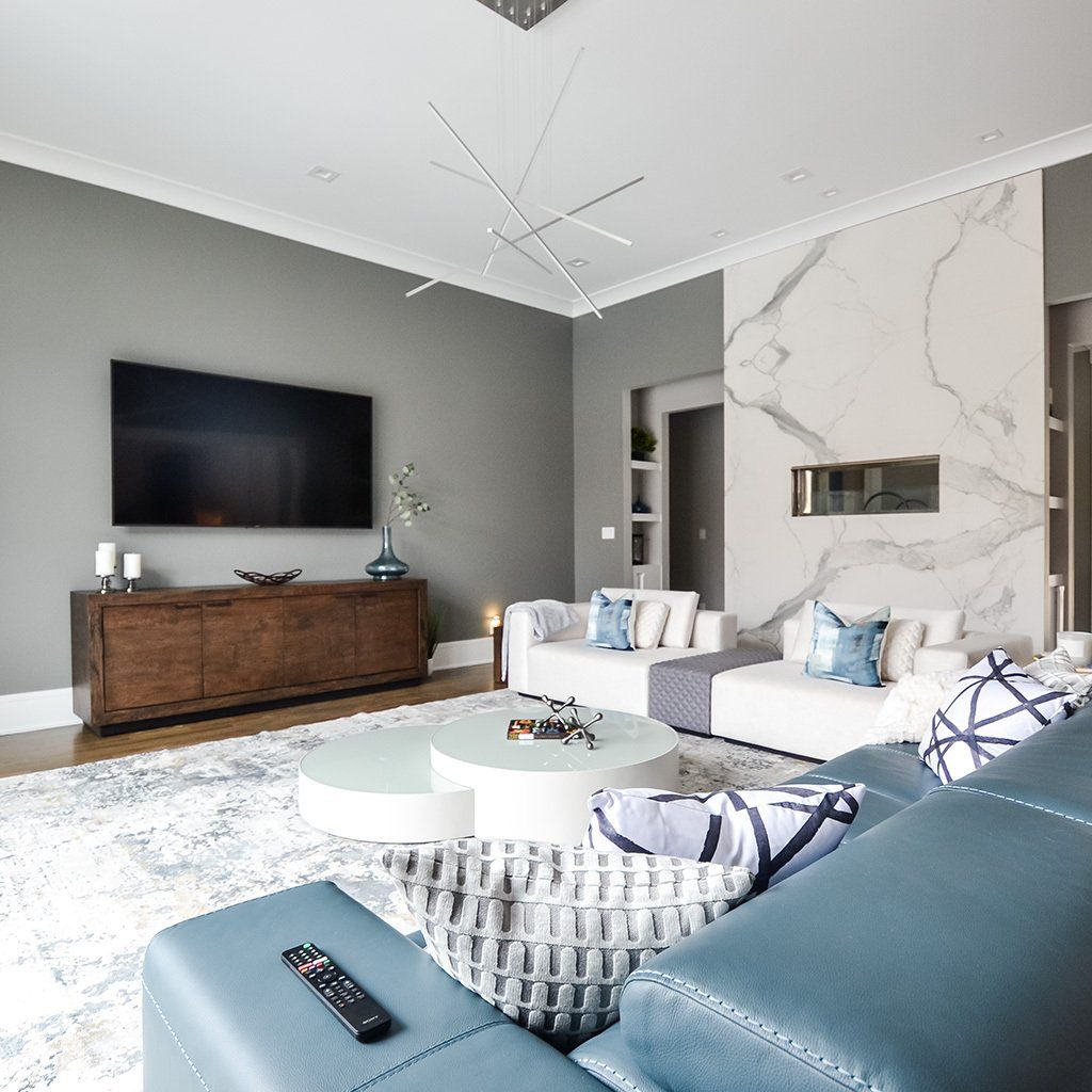 how to make a design statement in living room