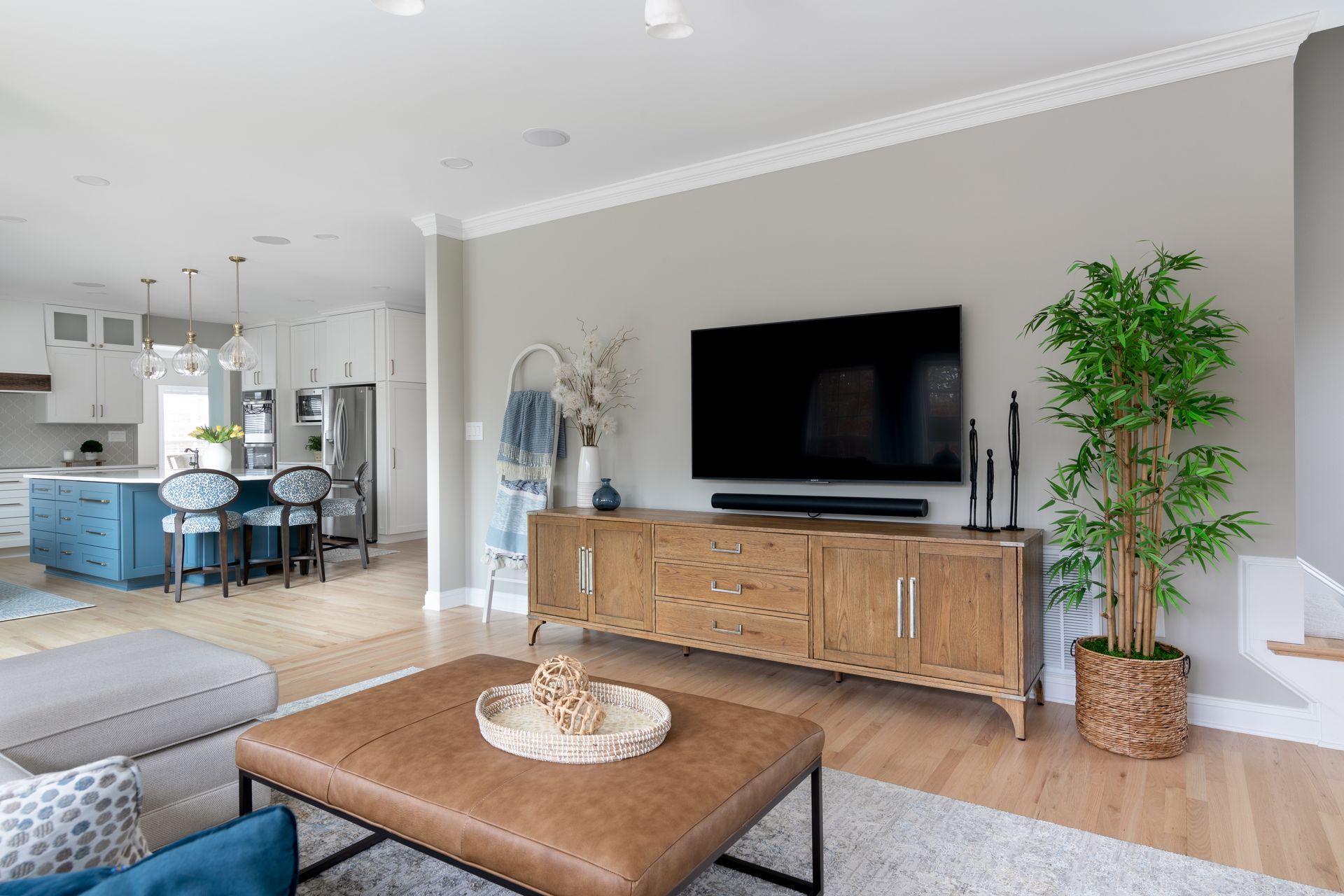 How to decorate around a TV