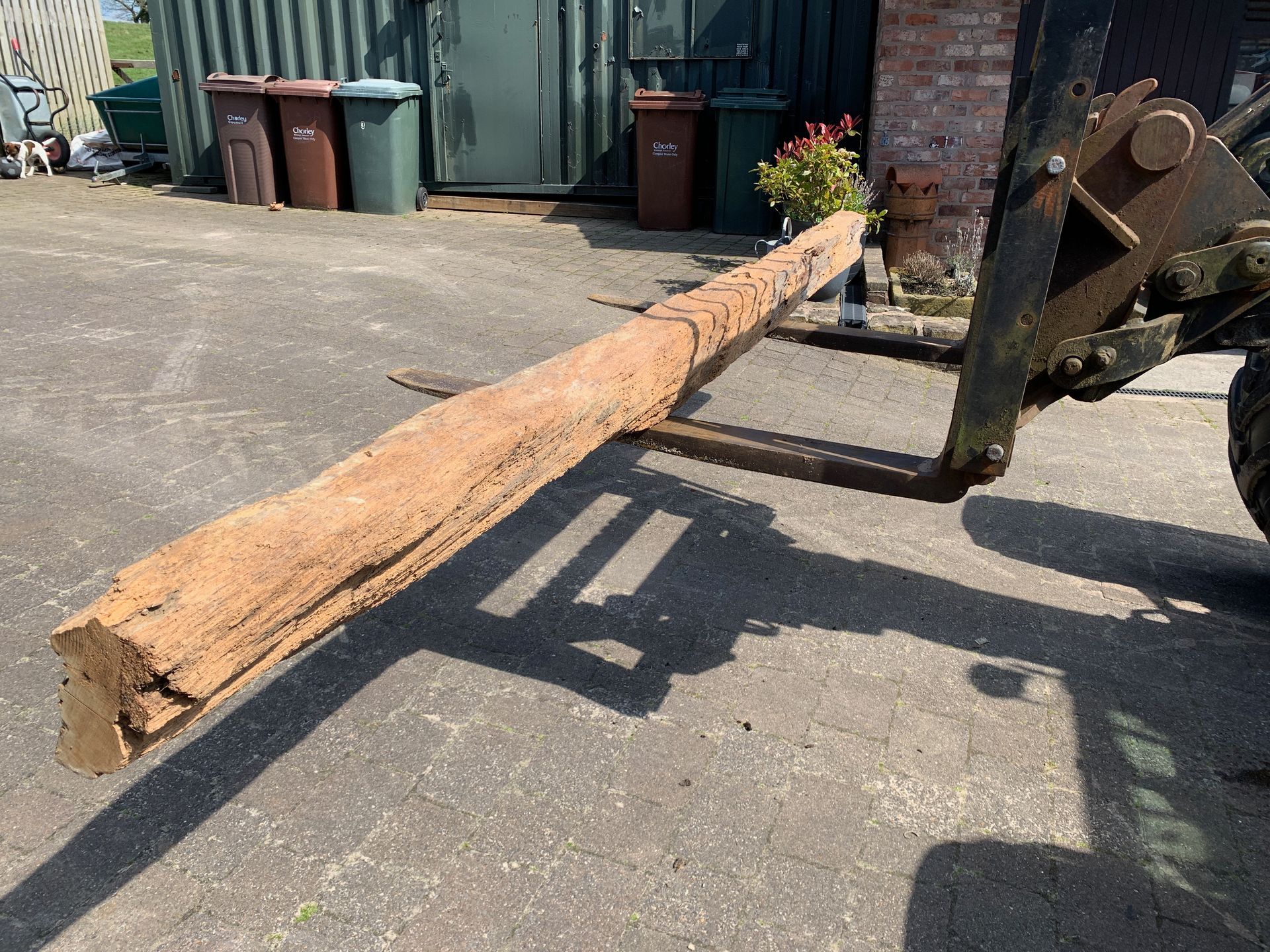 reclaimed oak beam