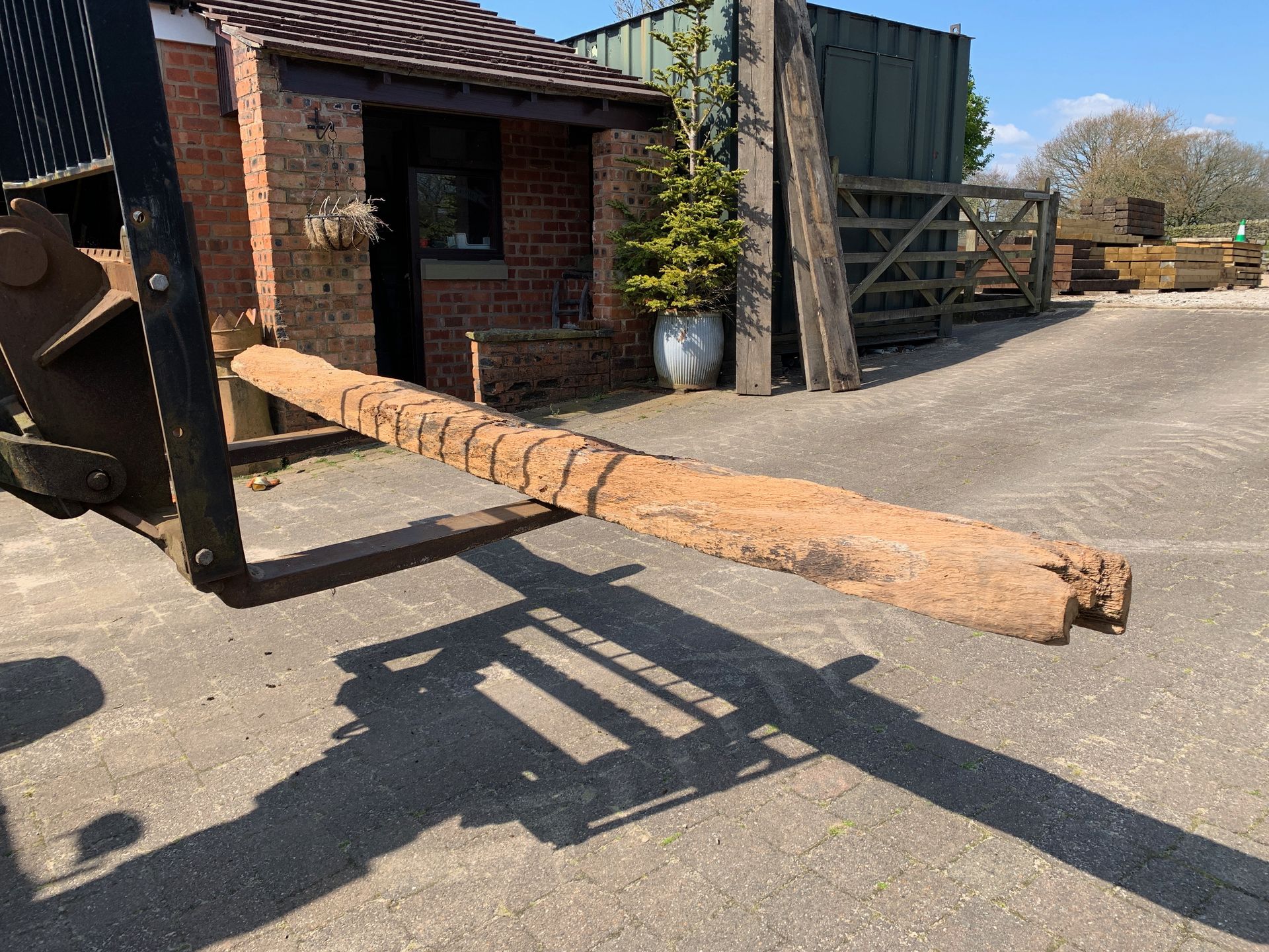 rustic oak beam