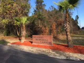 Orlando Memorial Gardens Front Sign