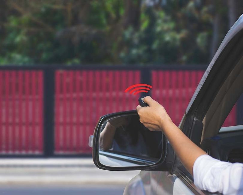 telecomando per automazione parcheggi e cancelli