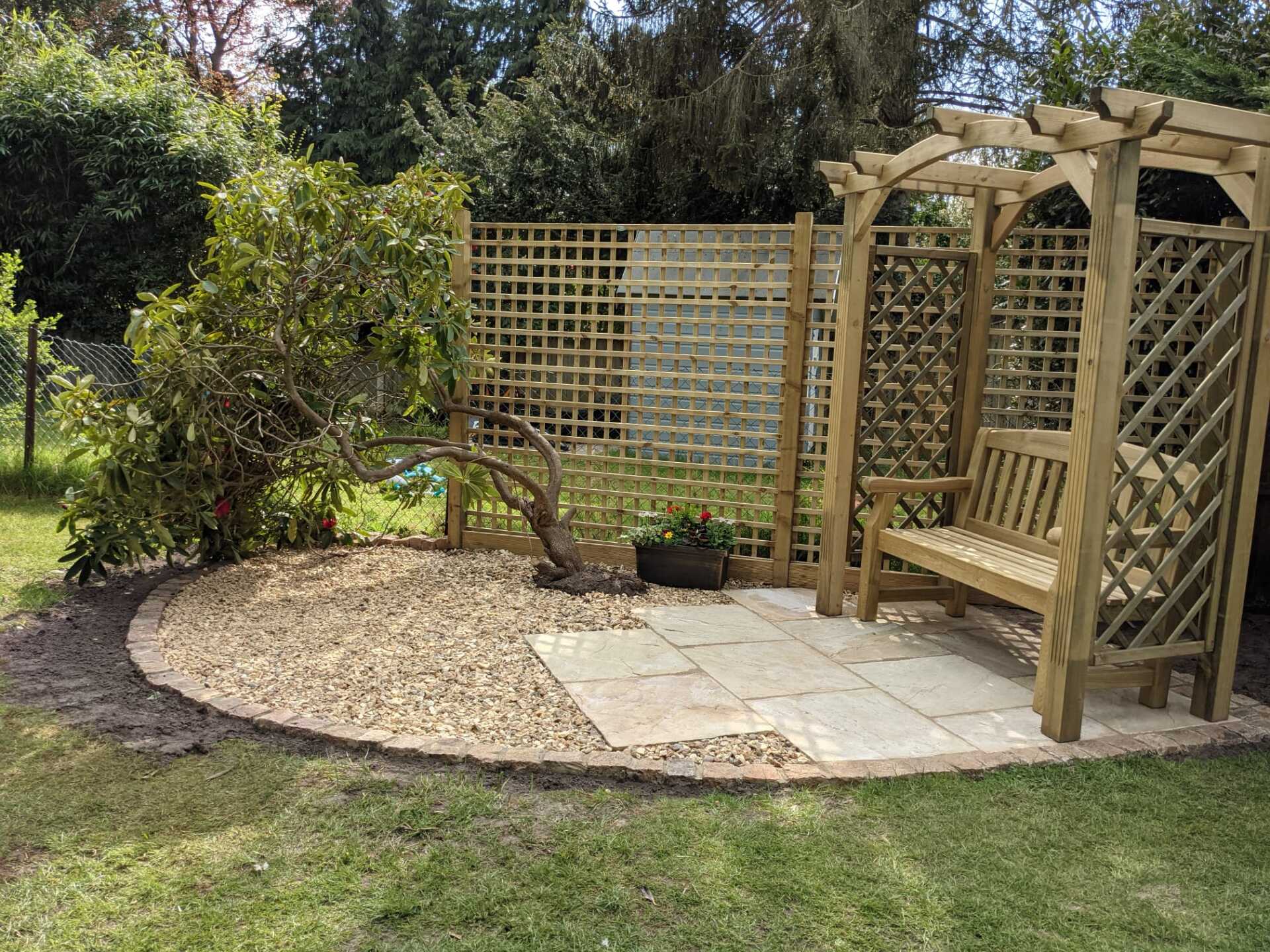 Patio garden designs from Surrey Heath Landscaping