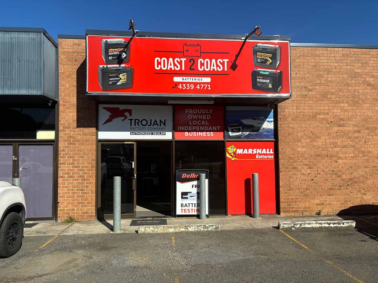 Front Store Of Coast 2 Coast Batteries — Coast 2 Coast Batteries in Central Coast, NSW