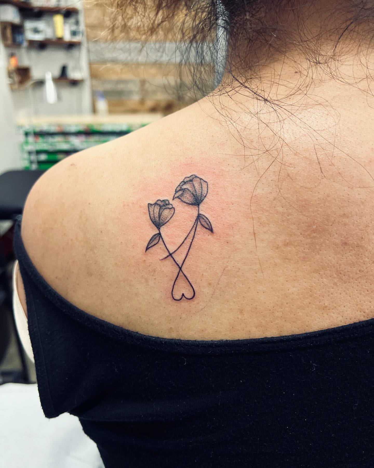 Floral Tattoo by Vinny Nguyen at Crimson Empire Tattoo in Edmonton Alberta Canada