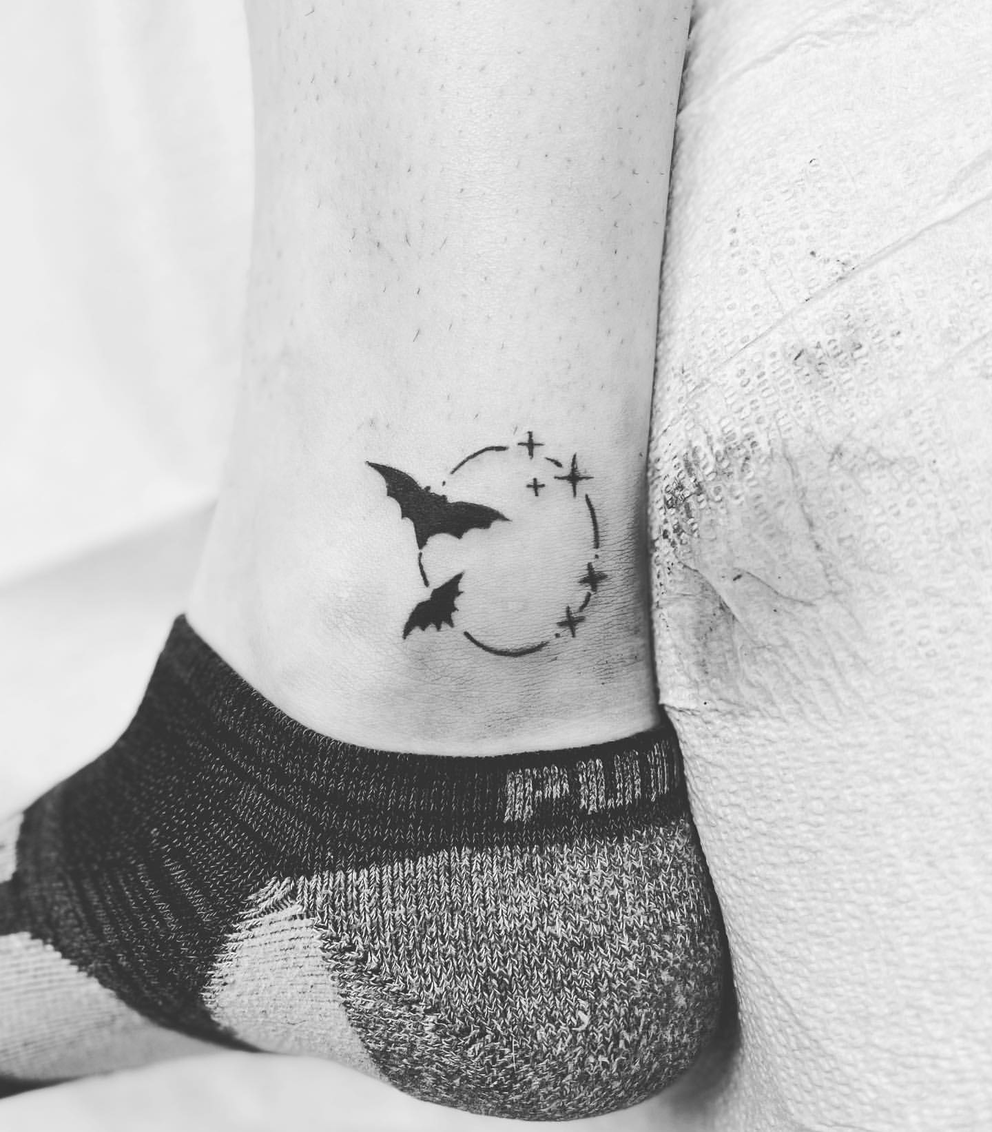 Bats Tattoo by Vinny Nguyen at Crimson Empire Tattoo in Edmonton Alberta Canada