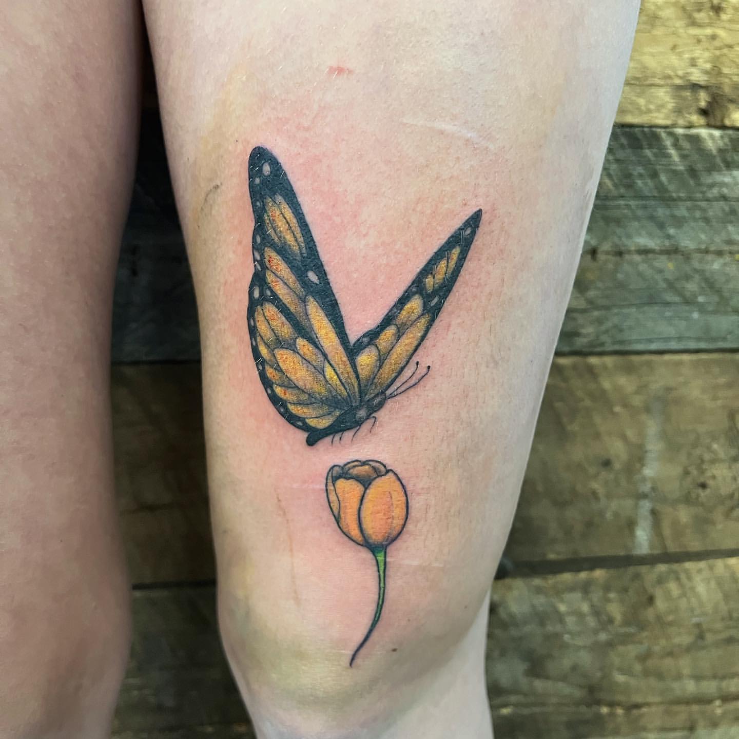 Butterfly Tattoo by Vinny Nguyen at Crimson Empire Tattoo in Edmonton Alberta Canada