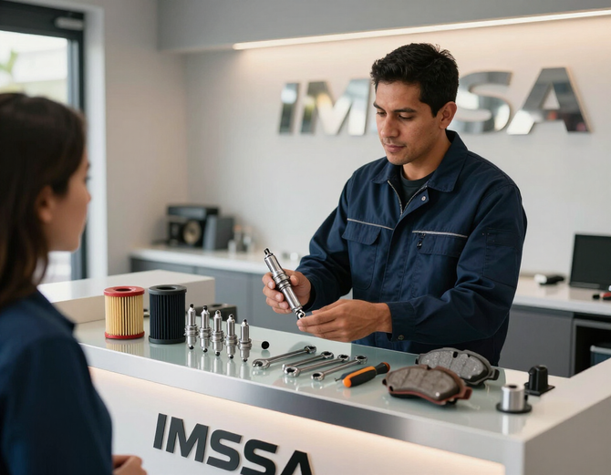 Equipo IMSSA mostrando maquinaria para jardinería y construcción