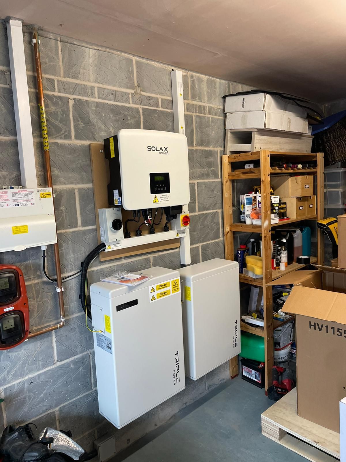 Solax battery storage system