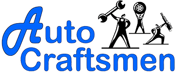 Logo for Demo Auto Repair: text with a gear icon, red and navy colors.