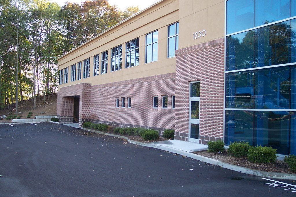 A large building with the number 1250 on it