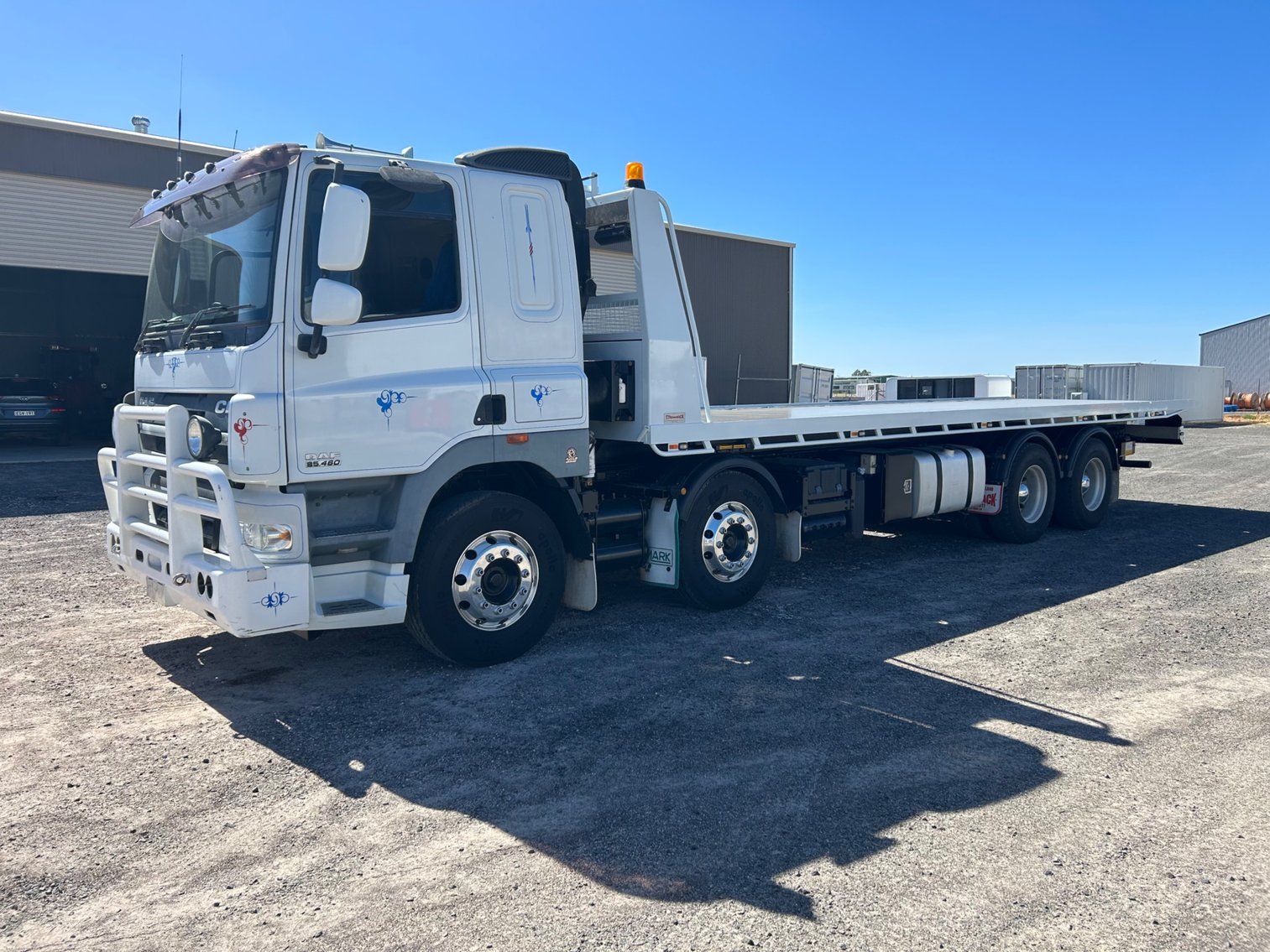 A White Truck With The Word Crane Trucks On The Front — Kingaroy Crane Trucks & Equipment Hire In Blackbutt, QLD