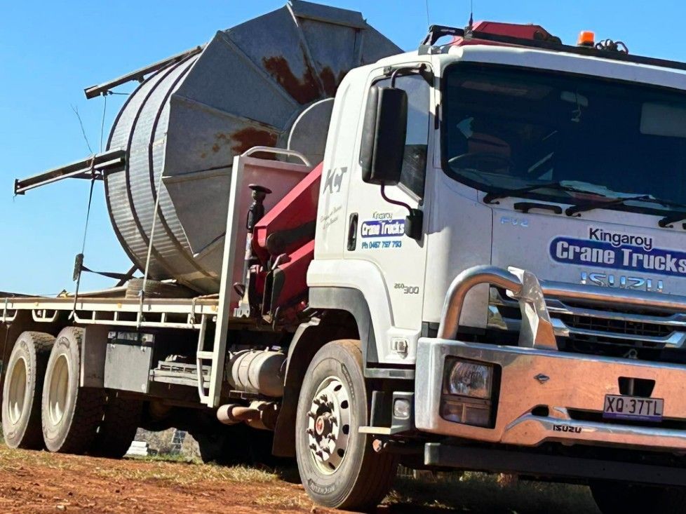 A White Truck With The Word Crane Trucks On The Front — Kingaroy Crane Trucks & Equipment Hire In Kingaroy, QLD