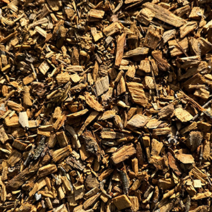 Mulch in pile
