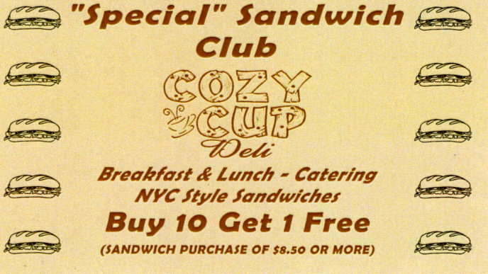 Click to learn more about our Sandwich Club!