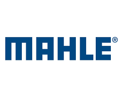 Logotipo de MAHLE en azul sobre fondo blanco